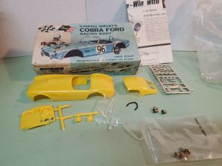 1/32 Revell Carroll Shelby Cobra Racing Slot Car Racing Body Model Kit Unbuilt