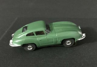Vintage Aurora Model Motoring No.  1358,  Olive Green Xke Jaguar