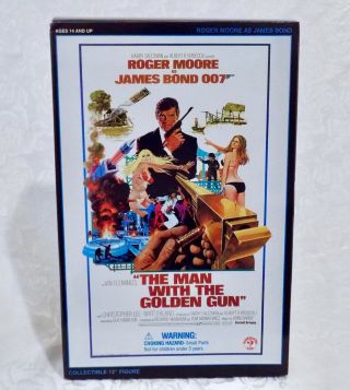 The Man With The Golden Gun Roger Moore As James Bond 12 " Sideshow Figure Nib