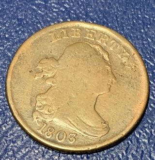 1803 Draped Bust Half Cent - Key Date