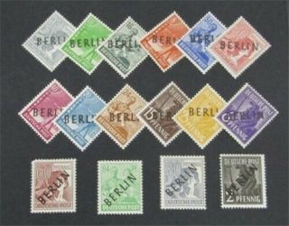 Nystamps Germany Stamp 9n1 - 9n16 Mogh/nh $67 Signed O8y2816