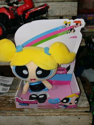 Spinmaster The Powerpuff Girls Bubbles Voice Record Talking Interactive Plus.