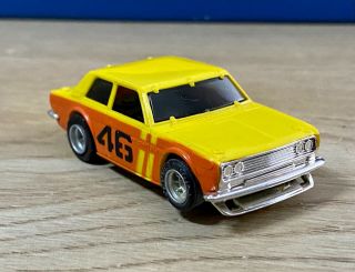 Afx 1776 Bre - Datsun 510 Trans - Am Yellow/orange (1973 - 74) Slot Car