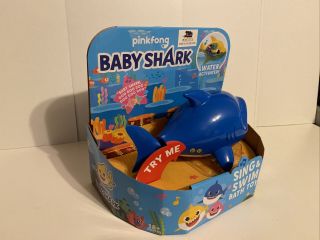Robo Alive Daddy Baby Shark Battery - Powered Sing and Swim Bath Toy by ZURU -. 2