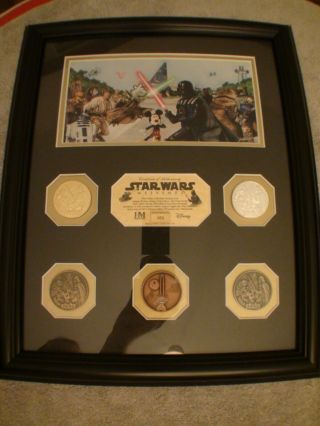 Rare Star Wars Celebration Disney Weekend 2006 5 Coin Set 160 Of 250.