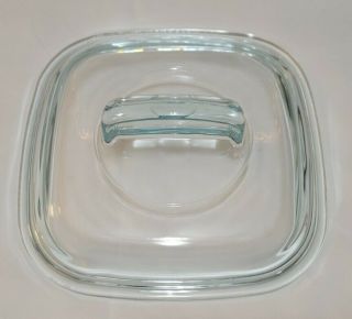 Pyrex 648 C Corning Ware Replacement Glass Lid - Simply Lite 1.  5 Square Baker