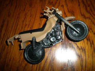 Vintage 2002 Blue Box Tan/black Motorcycle Dirt Bike Toy