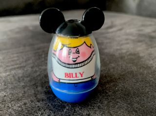 Mickey Mouse “billy” Clubhouse 1976 Hasbro Weeble Mickey Mouse