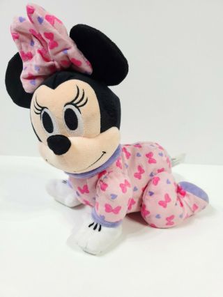 Disney Baby Minnie Mouse Musical Crawling Pal Plush Just Play
