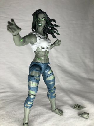 Marvel Legends 6 " Grey Savage She - Hulk Loose Figure (skrull Wave) Complete