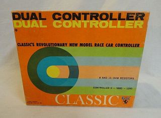 Look 1960`s Classic Industries 1/24 Slot Car Dual Controller