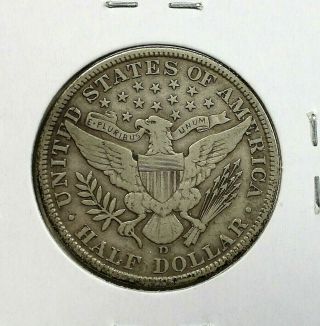 1911 - D Barber Silver Half Dollar CH/VF,  (aXF) KM 114 (384) 2