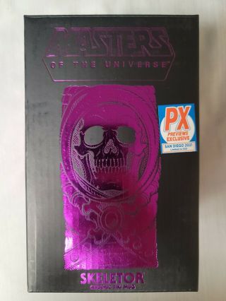 Sdcc 2021 Motu Skeletor Tiki Mug Purple Pearlecent Masters Of The Universe