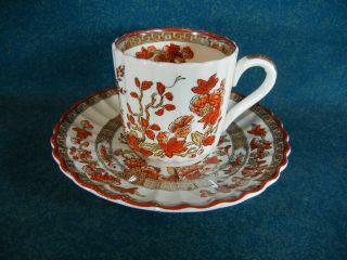 Copeland Spode India Tree Demitasse Cup And Saucer Set (s)