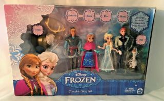 Disney Frozen Complete Story St Anna Elsa Kristoff Hans Sven Olaf 2013 Nrfb