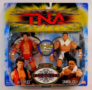Tna Impact Sacrifice Aj Styles & Samoa Joe 2006 Moc Marvel Toys