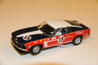 Scalextric 1/32 Ford Mustang Trans Am Parnelli Jones Bud Moore Team Car