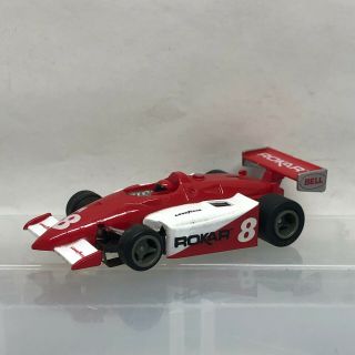 Ho Slot Car Rokar M Car Red & White 8 Formula 1 Indy Car Life - Like Amrac Htf