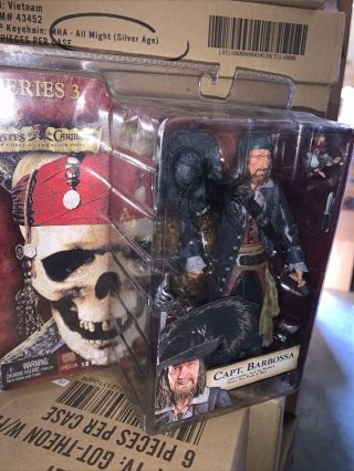 Neca Toys Pirates Of The Caribbean Series 3 Captain Barbossa Figure Barbosa
