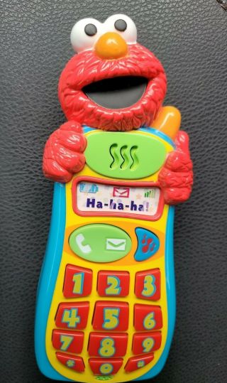 Sesame Street Mattel Elmo Knows Your Name Toy Cell Phone Fisher Price