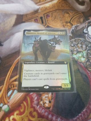 Kunoros,  Hound Of Athreos Extended Art Foil Mtg Theros Beyond Death - Pack Fresh