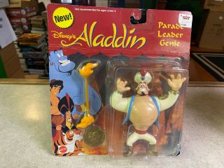 No.  5302r Disney Aladdin Mattel Parade Leader Genie 3 " Figure Nip