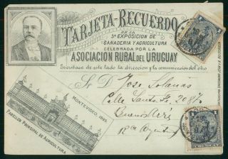 Mayfairstamps Uruguay 1897 Montevideo Asociacion Rural To Buenos Aires Pavillion