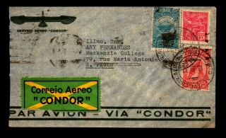 Brazil 1932 Condor Airmail Cover To Sao Paolo - L23513