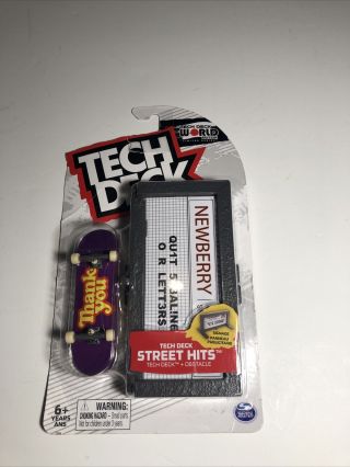 Tech Deck Street Hits - Thank You Skate Fingerboard Obstacle - Le Sep 2020
