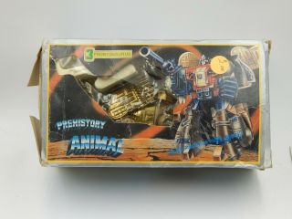 Vintage Transformers G1 Prehistory Animal 3 Prontosaurus " Sludge " Dinobot W/ Box