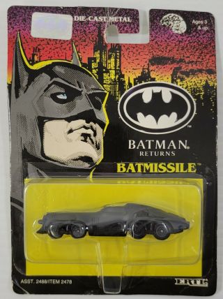 N) Vintage 1992 Ertl Batman Returns Diecast Batmissile