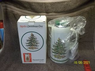 Spode Christmas Tree Thermal Carafe For Hot And Cold Beverages