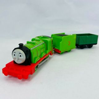 Thomas & Friends Trackmaster Henry Engine,  Tender With Cargo Car