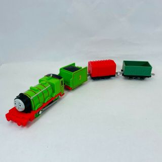 Thomas & Friends Trackmaster Henry Engine,  Tender With Two Cargo Cars