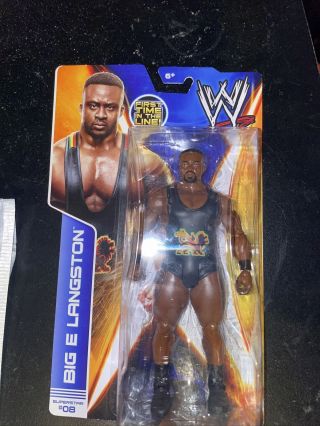Big E Langston Wwe Mattel Basic Series 36 Action Figure First Time In The Line