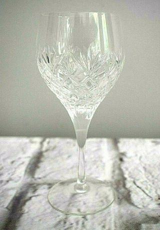 Royal Doulton Westport Red Wine Glass Crystal 7.  25 " Tall Acid Etched Logo