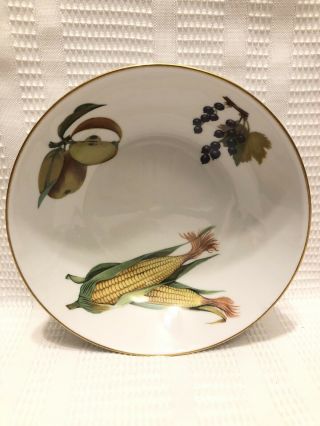 Royal Worcester “evesham” Gold Rimmed Cereal/soup Bowl