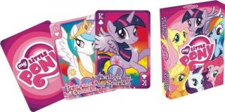 My Little Pony Animated Art Illustrated Playing Cards 52 Images