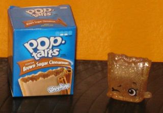 Shopkins Real Littles Brown Sugar Pop - Tarts Glitter Edition Opened Figure