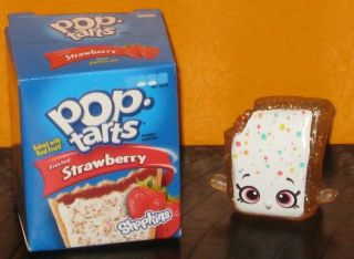 Shopkins Real Littles Frosted Strawberry Pop - Tarts Glitter Edition Opened