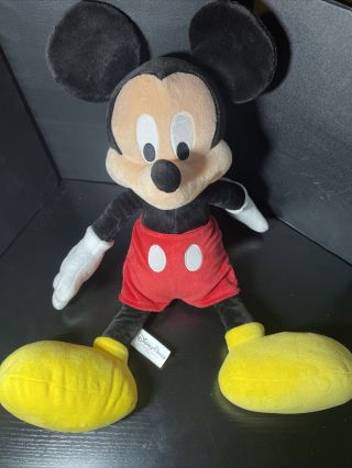 Disney Parks Mickey Mouse Soft Plush Toy Stuffed Animal 18in