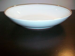 Royalton China Co Translucent Porcelain " Golden Elegance " Oval Vegetable Bowl