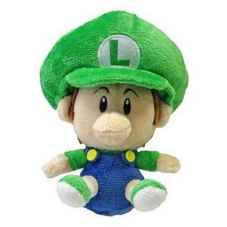 Sanei Mario Plush 5 " Baby Luigi