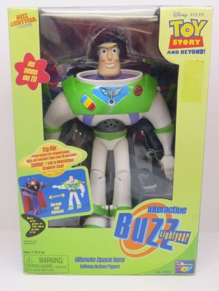 Disney Pixar Toy Story And Beyond Interactive Buzz Lightyear Supper Rare Vintage