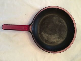 Vision Corning Ware Usa 10 Inch Skillet Cranberry Visions Non Stick Fry Pan