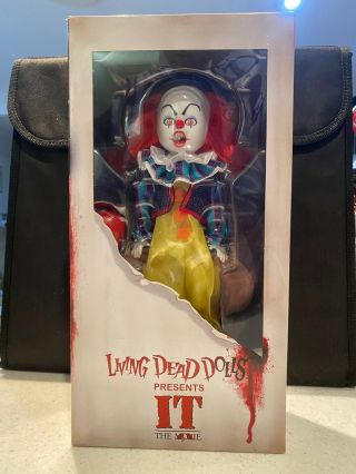 Mezco Living Dead Dolls It 1990 Pennywise The Clown 10” Doll / Figure Horror
