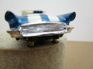 Vintage Tyco FordThunderbird Slot Car HO Scale Blue AFX 3