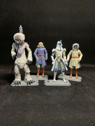 Obi - Wan Kenobi Snow Set Star Wars The Clone Wars Action Figures Hasbro