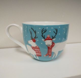 Portobello By Design Mug Cup Reindeer Bone China England