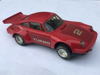 Vintage Scalextric Red Porsche 935 Turbo 1/32 Slot Car